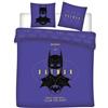 Aymax Batman 1989 Copripiumino Matrimoniale 240x220 + 2 Federe 65x65 DC Comics | Piumino matrimoniale reversibile | Omaggio al film cult del 1989 | Atmosfera notturna eroica | DC Comics ufficiale