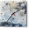 ARTTOR Orologio da Muro in Vetro 40x40 cm Quadrato Astratto Pastello - 5459 | CIAO Industriale Astrazione Moderno Orologio da Parete Decorativo Silenzioso Analogico Decorazione da Parete ARTTOR