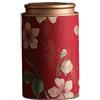 Generic Barattolo Ermetico In Metallo Per Tè Sfusi, Barattolo Portatile Rotondo Per Tè, Caffè E Zucchero, Decorazione Per La Cucina (Rosso-L)