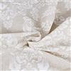 SaRani Tessuto Stoffa Scampolo Cotone Fantasia Fiori Beige Taglio 280x280 cm Cuscini Tovaglie Copriletto