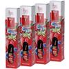 Magic Lights Set 4 Diffusori Ambiente con Bastoncini, Frutti Rossi, 4 x 125 ml (500 ml Totali)
