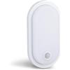SEBSON Lampada LED esterno con Sensore di Movimento IP65 e Luce Continua | dimmerabile, 3 Colori 2700K/4000K/6500K, Applique da Parete 18W, PIR 9m/140°