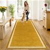 Baowhimg Lungo Tappeto per Cucina Antiscivolo Lavabile Giallo 40x60cm | Tappeto Passatoia Corridoio Largo, Tappeti Cucina Moderni, Tappetino per Camera da Letto, Soggiorno, Facile da Pulire