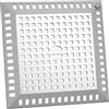PacuM Acchiappasogni per scarico doccia, 12,2 x 12,2 cm | Filtro per doccia, protezione per box doccia, in acciaio inox e silicone, adatto per vasca da bagno, vasca da bagno