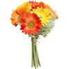 CDQL Real Touch Gerbera Artificiale Fiori Margherite, Crisantemo Margherita di Seta in Lattice Realistico per Decorazioni per la Casa di Nozze, Materiale Premium Colori Vivaci