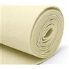 YNNHUDEEP Rotolo di feltro - 40 cm x 250 cm x 3 mm, feltro per bricolage, vendita al metro, tappetino in feltro beige, venduto al metro, tappetini in feltro da tagliare per fai da te, artigianato, decorazione