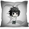VOID L Death Note Cuscini Campione Rivestimento per Uso Outdoor e Indoor quaderno Anime Manga Yagami, Kissen Größe:40 x 40 cm