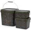 One More Cast OMC Signature Splash Camo - Secchio per esche da 5 l, 10 l e 17 l | Secchio resistente per pesca alla carpa, per pellet, boilies, pastura, sacchetti in PVA e attrezzatura