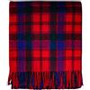 I LUV LTD Tartan Coperta Misto Lana Scozzese Robertson Rosso 60 x 72 pollici