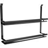 SOTECH Linero style portaspezie nero a 2 livelli 380 x 80 x 271 mm | da appendere