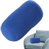 Tuxxjzm Cuscino cervicale in microperle, cuscino cilindrico per il collo, cuscino per il collo, cuscino a microperline, comodo cuscino da viaggio