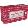 Anemone - Incenso premium SATYA - Bastoncini naturali e legnosi - Cofanetto da 15g (Fuoco di drago, 12 scatole)
