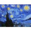 Social Crazy Stampa in Tela Canvas 100% QUALITà ITALIA - Vincent Van Gogh - Notte Stellata (Starry Night) - effetto Dipinto Idea Regalo Casa quadro cucina stanza da letto soggiorno (70x100 cm)