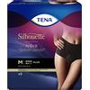TENA Biancheria intima Silhouette a Vita Alta Nero M