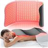 Hello Face Grande cintura per terapia a luce rossa per il corpo, 76 x 30 cm, con tecnologia TriChip™, tappetino per terapia della luce a infrarossi, pannello LED da 36 W con timer per alleviare dolori