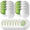 COLLBATH Palline Profuma Scarpe 24 Pezzi Bianco in Plastico, Deodoranti per Scarpe e Cassetti Ufficio, per Ambienti Chiusi
