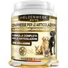 HELDENWERK® Compresse Articolazioni Cane con Complesso Premium al Collagene | 100 pz. Da 0,15 € al giorno - Con cozza verde, MSM, artiglio del diavolo - Senza aromi né conservanti, testato in laboratorio