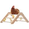 Generico Giocattoli Trespolo - Scaletta da Appollaiamento in Legno per Galline | Perch Antiscivolo Per Animali Polli Pappagalli Criceti