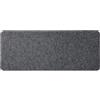ANRO Zerbino stretto scarpe lavabile Grigio 60 x 30 cm | Materiale: polipropilene, retro in gomma antiscivolo, 5 mm, lavabile, per interni ed esterni