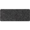 ANRO Zerbino stretto scarpe su misura Nero 100 x 25 cm | Materiale: polipropilene, retro in gomma antiscivolo, 5 mm, lavabile, per interni ed esterni