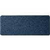 ANRO Zerbino stretto scarpe su misura Blu 100 x 25 cm | Materiale: polipropilene, retro in gomma antiscivolo, 5 mm, lavabile, per interni ed esterni