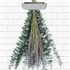 Skalago 70 steli di eucalipto essiccato e fiori di lavanda da appendere alla doccia | Foglie di eucalipto naturale da 43,2 cm, rami veri, piante da doccia, fragranza spa per la casa, matrimonio, vaso da tavolo