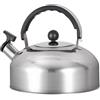 NEIQIUWING Bollitore a fischio, 2 l, in robusto acciaio inox (Silvery) | Robusto materiale in acciaio inossidabile, durevole, resistente alle alte temperature