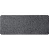 ANRO Zerbino stretto scarpe ingresso Grigio 60 x 25 cm | Materiale: polipropilene, retro in gomma antiscivolo, 5 mm, lavabile, per interni ed esterni