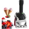 YASAHNG Gelatiera Frutta Congelata 220W, DIY Sorbetto Morbido da Servire, Frullato, Yogurt Gelato, Senza Additivi E Coloranti Artificiali, Macchina da Dessert per Casa E Bambini