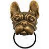 Generic Scultura con Statua Da Appendere a Parete, con Testa di Cane, Battente, Porta, Cancello, Stile Vintage, Bulldog francese