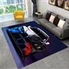 Xisnuient Tappeto Auto Sportiva da Corsa, Morbido Antiscivolo Lavabile Tappeto a Tema Motorsport per Camera da Letto Sala Gaming Soggiorno Garage (Colore 1,80x160cm)