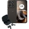 Motorola moto g77 con moto buds bass (8/256GB, Fotocamera 108MP, Selfie 32MP, 5100mAh, Display 6.78 Super HD Extreme AMOLED 120Hz, TurboPower 30W, IP64, Android 16), PANTONE Black Olive