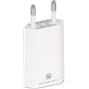 Wicked Chili PRO Series - Alimentatore di Rete/Adattatore USB Ultra Sottile | per Apple iPhone 6/6 / 5C / 5S / 5 / 4S / 4 / 3GS, iPod Nano/Touch/Shuffle, 1000 mA, 100-240 V Bianco