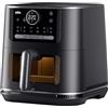 Braun MultiFry 7 - Friggitrice ad Aria 8L, 20 Programmi, 2200W, Nero Opaco | Cottura Senza Olio, Finestra Trasparente, Temperatura 30-220°C, Cestello in Ceramica Senza PFAS, Facile da Pulire, HF7056BK