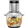 ROMMELSBACHER Tritatutto MZ 600, contenitore in vetro da 2,0 litri, regolazione della velocità a 22 livelli, motore potente, coltello speciale in acciaio inox a 6 pale, asse lama e frizione motore in