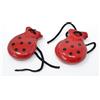 BETTER WITH FRIENDS rosso 1 paio Nacchere Spagnole Piccolo CASTAGNOLO 6 cm (2-6) naturale legno pino DIMENSIONE per i piccoli