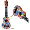 CXINLky Ukulele DIY Diamond Art Painting Ukulele Creativo Diamante Art con Plettro per Principianti Farfalla 02
