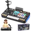 Doralynne DJ Mixer Console DJ per bambini 3-9 anni, DJ Controller DJ Mixer Strumenti musicali con microfono 100+ effetti sonori, regalo giocattolo per principianti DJ ragazzi ragazze 3-9