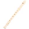 Generic Registratore a 8 Fori, Flauto a 8 Fori Suono Piacevole, Leggero e Multifunzionale per Far Esercitarsi i Bambini (WHITE)