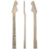 Conboxus Manico per chitarra a 24 tasti, 64,8 cm, in acero con tastiera in palissandro, squisiti intarsi a vite, bullone sul tallone, collo di ricambio incompiuto (legno)