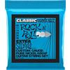 Ernie Ball, Extra Slinky Classic Rock n Roll, Corde per chitarra elettrica avvolte in puro nichel, diametro 8-38