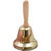 Comgooldool Campanello a mano in metallo chiaro risonante sonoro portatile | Colorato per matrimoni, aule e la casa, versatile strumento di attenzione per insegnanti e familiari
