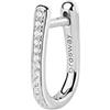Brosway Orecchino Singolo Donna a Lobo in Argento | Orecchini a Lobo con Infinite White | Collezione FANCY - FIW10