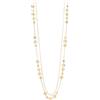 FULU AUTUMN Collana lunga da donna dorata, a doppio strato, con perle in pietra naturale, elegante collana alla moda, regalo per la festa della mamma