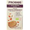 Probios Torta di carote e mandorle - Snack senza glutine - Torta con farina di grano saraceno - Soffice e deliziosa - Ideale per la colazione o per dolci pause - 4X35G