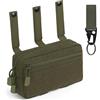 Flintronic Marsupio Tattico, Marsupio Sportivo Militare Borsello, Tattica Militare Borsello, Tattico Borsa Uomo, per All'aperto Campeggio Escursioni Arrampicata (Verde militare)