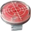 Helilyco Strumento da golf Green Reader con clip magnetica - per mini livella a bolla d'aria per lettura accurata della linea putt - accessori ABS 25 x 5 mm (rosa)