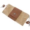 DEARMAMY Borsa da Foraggiamento Pieghevole in Tela e Pu, Khaki, per Raccolta | Capacità Pratica, Design Versatile, Uso in Campeggio e Raccolta Frutta, per Noci e Alimenti Naturali