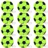 Homoyoyo 12 Pezzi Portachiavi Calcio Riflettente in PVC Verde per Zaini | Decorativo, Stile Elegante, Uso Versatile, Visibilità Notturna, per Studenti e Zaini