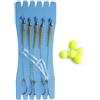 Helilyco Set di ami per pesca alla carpa con fermi per esche - Ami spinato curvi, misure 2 - 8 - Kit di attrezzatura per pesca grossolana